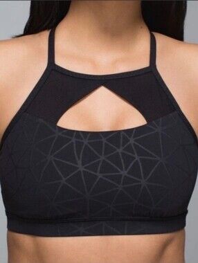 Lululemon Pedal Pace Bra Size 10 Hot Yoga Sports Bra